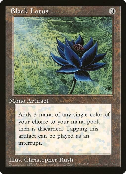 Black Lotus Magic: The Gathering card