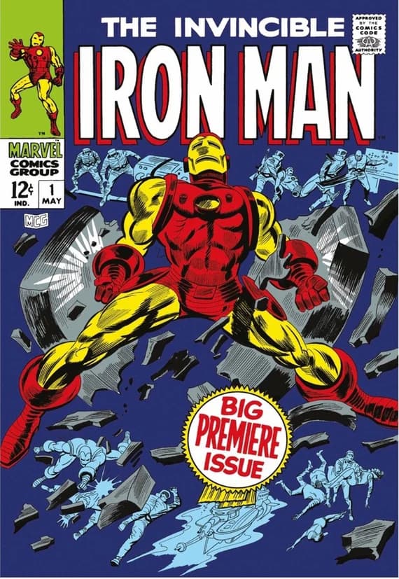 Iron Man comic cover