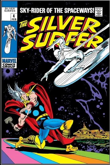 Silver Surfer comic cover